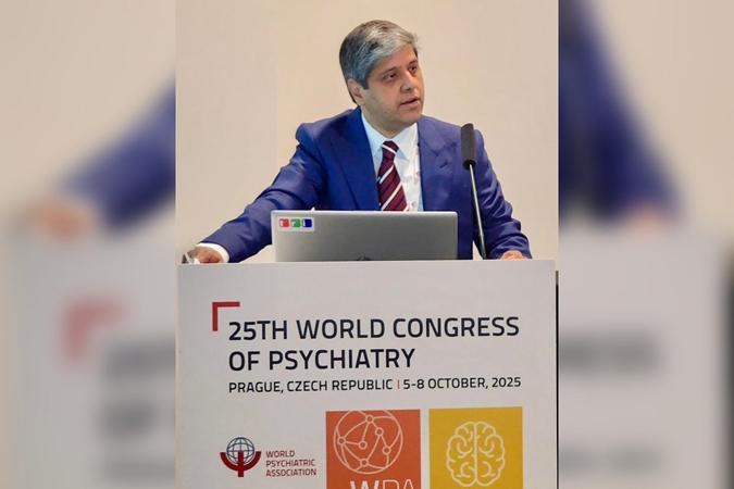 سخنرانی آقای دکتر علی ناظری آستانه در بیست و پنجمین کنگره ی سالیانه ی انجمن جهانی روانپزشکان «شهر پراگ»